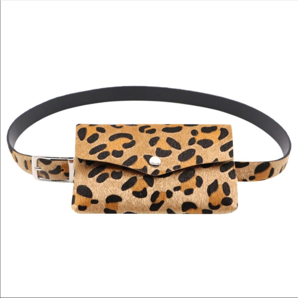 Leopard Print Crossbody Belt Bag Fanny Pack